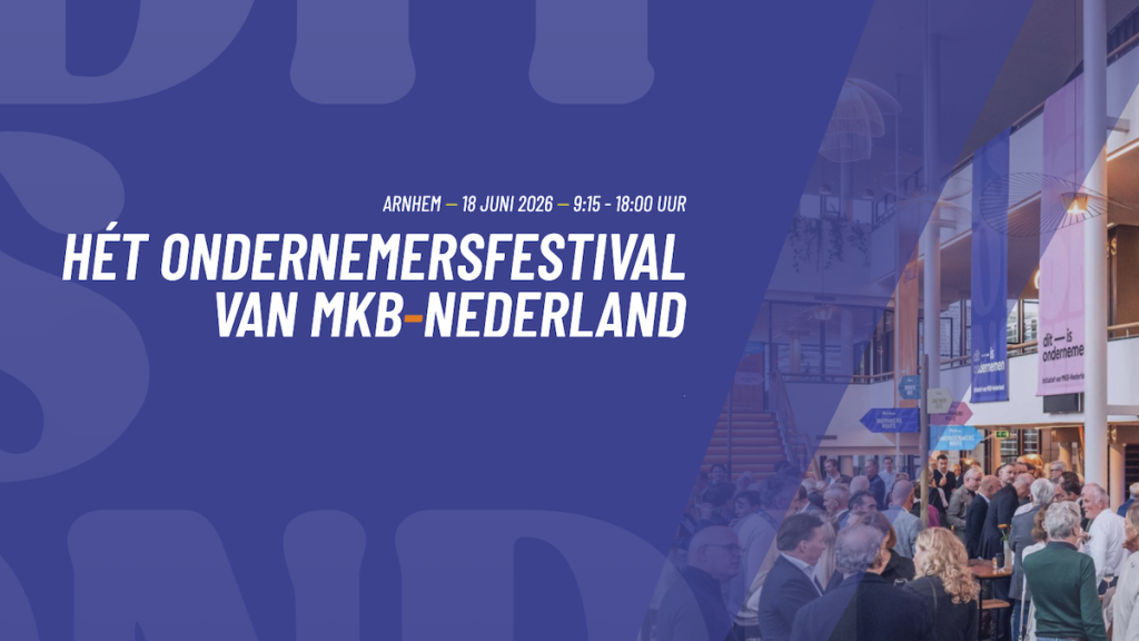 MKB ondernemersfestival 2026 - save the date